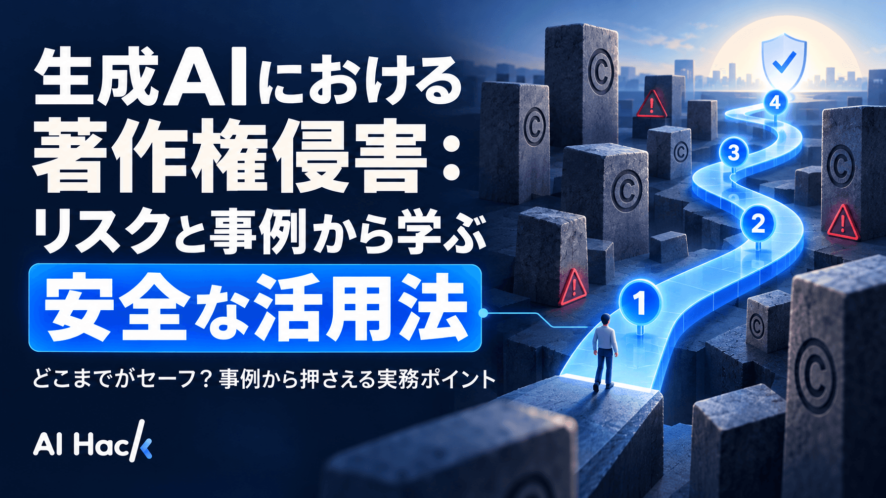 生成AIにおける著作権侵害:リスクと事例から学ぶ安全な活用法
